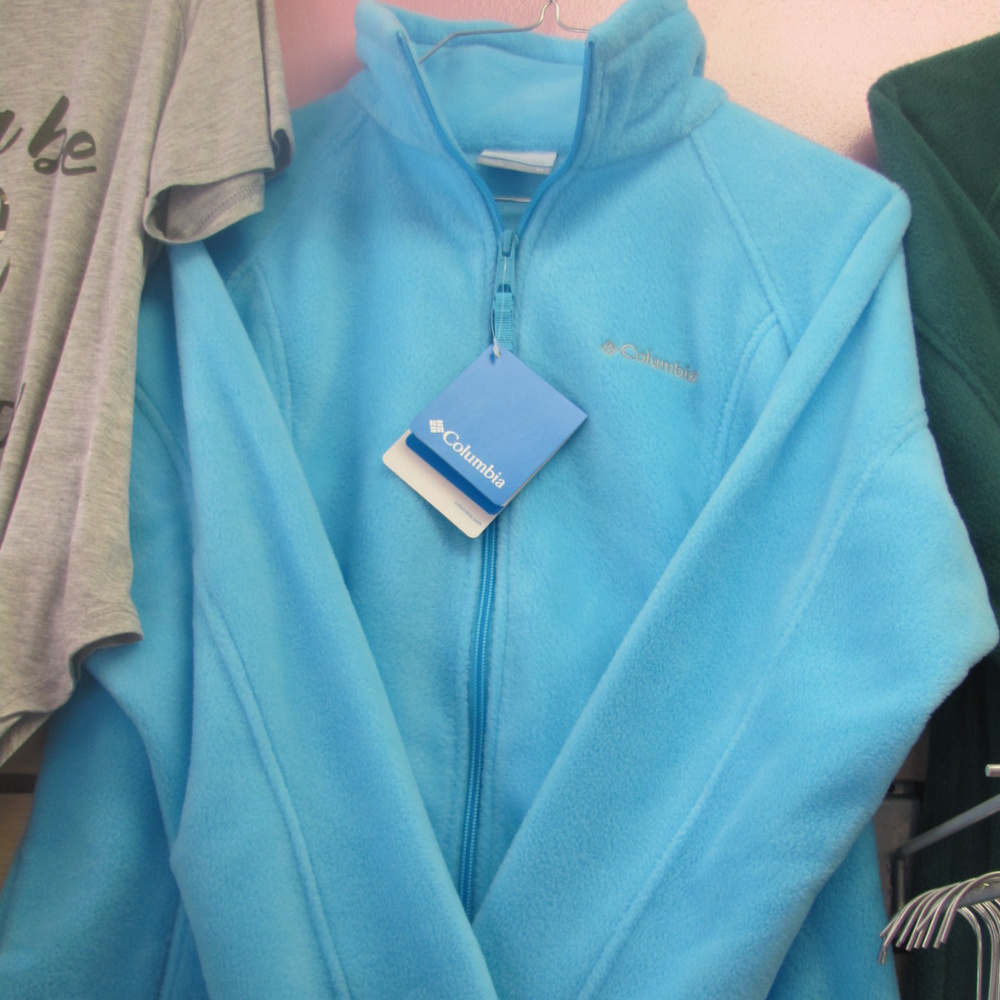 Columbia fleece jacket- bright blue